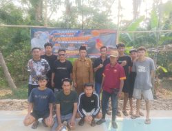 Kades Bojongmanik Dukung Penuh Turnamen Voli Ball Cari Bakat Pemuda